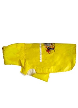 Super Dog Jacket Yellow Raincoat Size 26